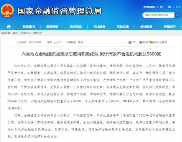 超5600家地方金融组织被清退，中国地方金融的野蛮扩张时代，正在真正结束