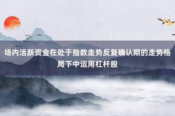 场内活跃资金在处于指数走势反复确认期的走势格局下中运用杠杆股