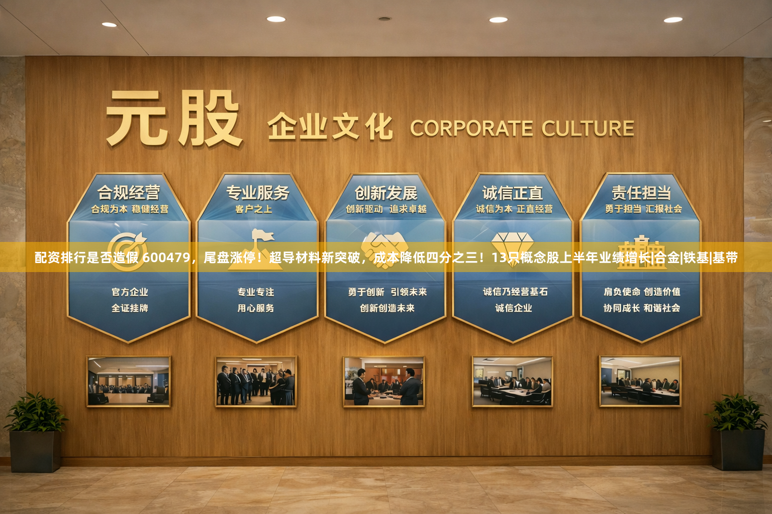 配资排行是否造假 600479，尾盘涨停！超导材料新突破，成本降低四分之三！13只概念股上半年业绩增长|合金|铁基|基带