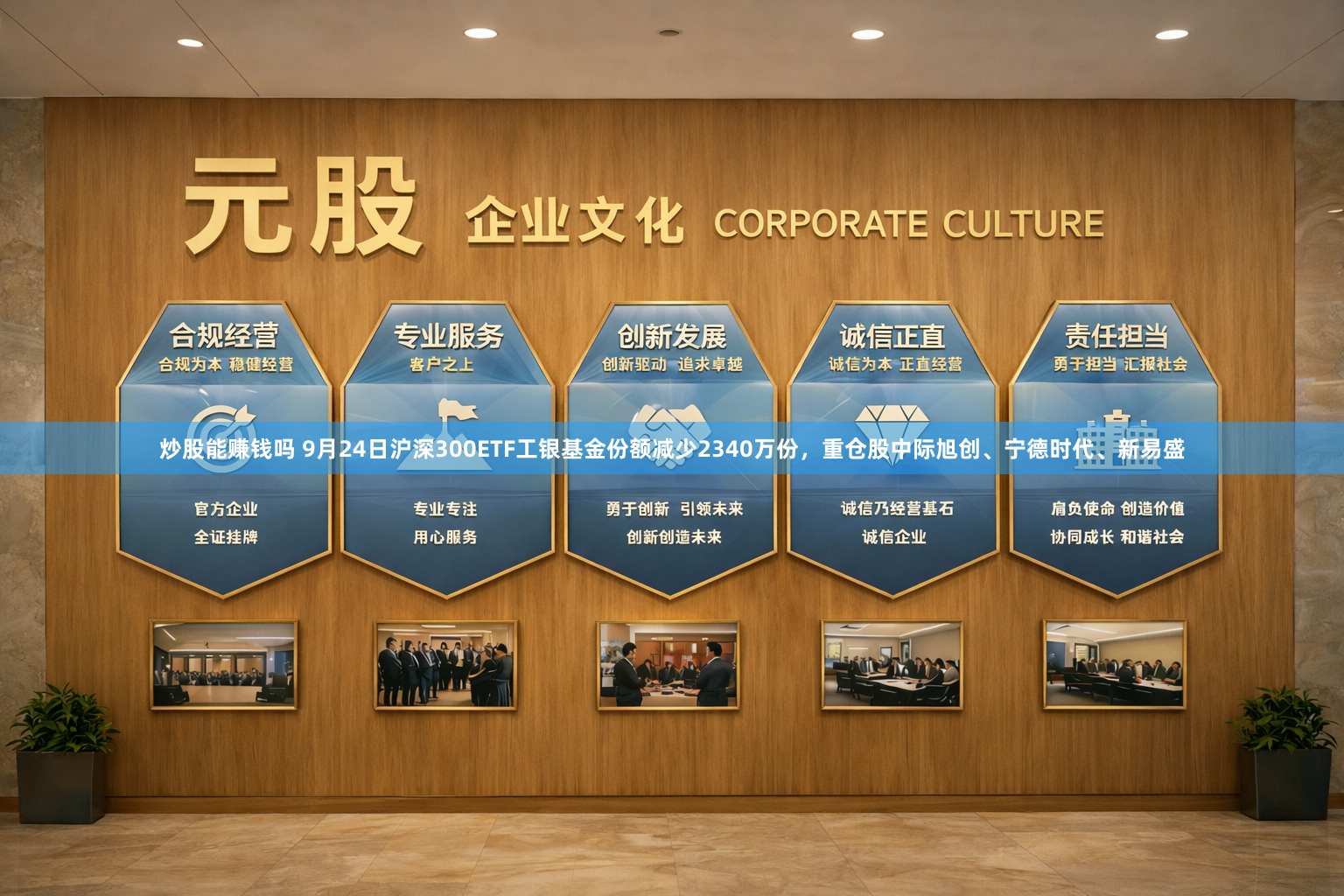 炒股能赚钱吗 9月24日沪深300ETF工银基金份额减少2340万份，重仓股中际旭创、宁德时代、新易盛